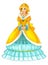 cartoon scene with princess queen illustration funny artistic painting scene