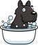 Cartoon Scottie Bath