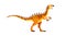 Cartoon Scutellosaurus dinosaur character, dino