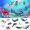 Cartoon Sea And Ocean Fauna Concept