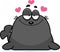 Cartoon Seal in Love