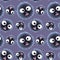 Cartoon seamless foam monster pattern for fabrics and packaging and gifts and linens and kids and wrapping paper