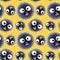 Cartoon seamless foam monster pattern for fabrics and packaging and gifts and linens and kids and wrapping paper