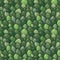 Cartoon seamless pattern of leaves, plants