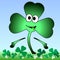 Cartoon Shamrock.