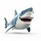 Cartoon Shark With Intense Movement Expression - Creative Commons Attribution