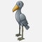 Cartoon Shoebill character