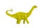 Cartoon shunosaurus dinosaur vector character