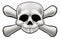 Cartoon Skull and Crossbones