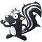 Cartoon skunk