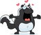 Cartoon Skunk Hug