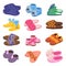Cartoon slippers for kid and adults. Women home shoes, fluffy footwear. Winter house cozy slipper, comfortable