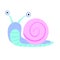 Cartoon Slug Snail Funny Character Illustration Logo