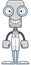 Cartoon Smiling Doctor Robot