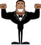 Cartoon Smiling Groom