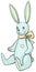 Cartoon soft toy bunny