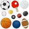 Cartoon Sport Balls & Objects Collection