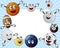 Cartoon Sport Balls Photo Frame