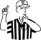 Cartoon Sports Referee