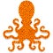 Cartoon Spotty Octopus