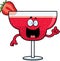 Cartoon Strawberry Daiquiri Idea