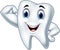 Cartoon strong tooth character