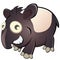 Cartoon tapir