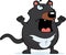 Cartoon Tasmanian Devil Angry