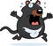 Cartoon Tasmanian Devil Panic