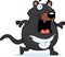 Cartoon Tasmanian Devil Walking
