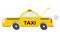 Cartoon taxi