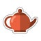 cartoon teapot beverage ceramic image