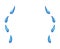 Cartoon tear drops icon. Sorrow cry streams, tear blob. Crying fluid, falling blue water drops. Isolated vector for