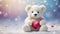 cartoon teddy bear toy hearts nature fun funny romance beautiful adorable romantic