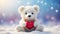 cartoon teddy bear toy hearts nature fun funny romance greeting adorable