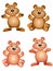 Cartoon Teddy Bears