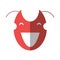 cartoon theatre mask comedy icon