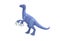 Cartoon therizinosaurus dinosaur vector character