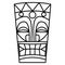 Cartoon Tiki Idol Isolated On White Background