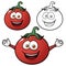 Cartoon tomato