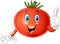 Cartoon tomato giving thumbs up