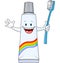 Cartoon Toothpaste Character