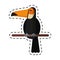 Cartoon toucan bird exotic fauna