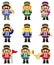 Cartoon Toy soldiers icon