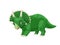 Cartoon Triceratops dinosaur comical character