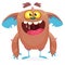 Cartoon troll illustration. Vector