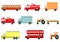 Cartoon truck and other heavy vehicles