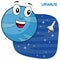 Cartoon Uranus Planet Character