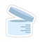 cartoon urine sample container icon