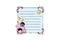 Cartoon Vector Memo, Cards, Notes, Stickers, Labels, Tags